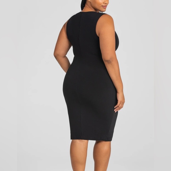 NEW Honeylove InnerPower Sleeveless Midi Dress Black Shaping Size 3x Plus NWT - Picture 2 of 8